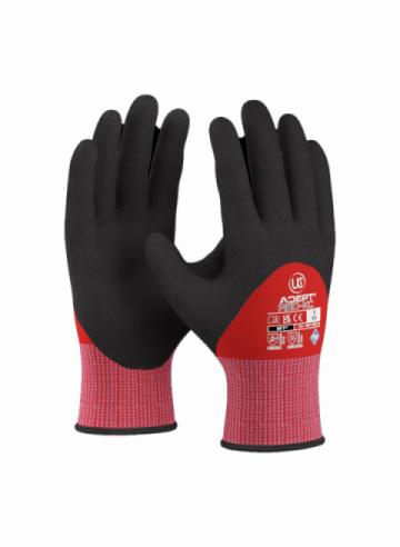 Adept® RED KC - Anti-Viral Knuckle Coated NFT™ Red Gloves