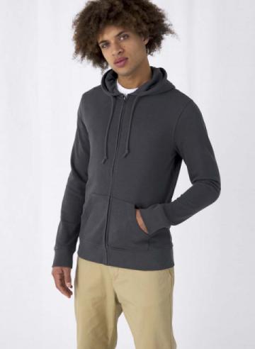 BA002 B&C Organic zipped hoodie