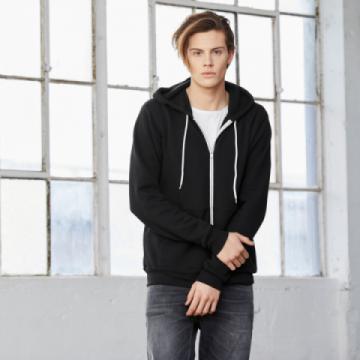 Bella + Canvas Unisex Polycotton Fleece Full Zipped Hoodiess