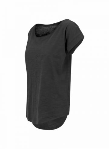 Build Your Brand Womens Long Slub Tee