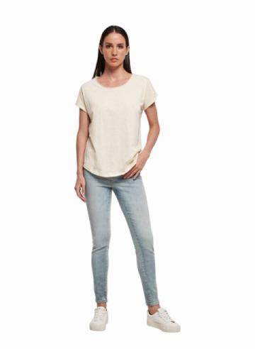 Build Your Brand Womens Long Slub Tee