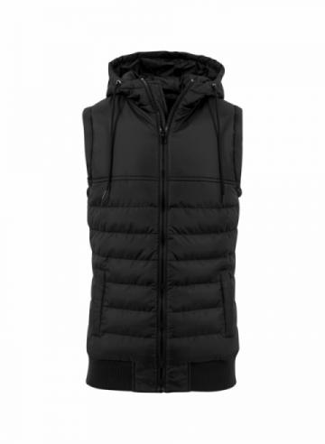 Build Your Brand Bubble Vest - Black Build Your Brand Bubble Vest - Black