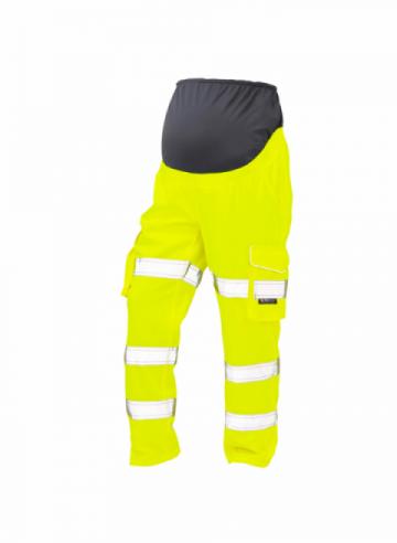 Leo Verity Women's Maternity Cargo Trouser - Yellow Leo Verity Women's Maternity Cargo Trouser - Yellow