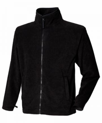 Henbury Microfleece Jacket - Black Henbury Microfleece Jacket - Black