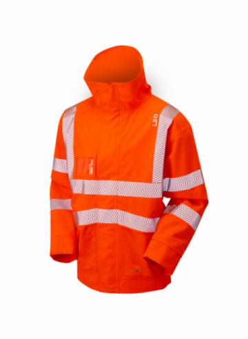Leo Dartmoor EcoViz Performance+ Breathable Bomber Jacket - Orange Leo Dartmoor EcoViz Performance+ Breathable Bomber Jacket - Orange