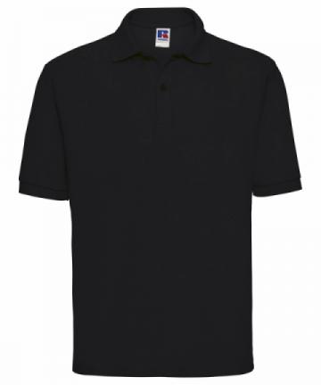 Russell Classic Polycotton Polo - Black Russell Classic Polycotton Polo - Black