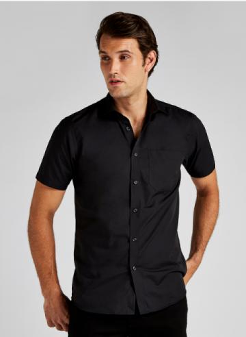 KK141 Poplin Shirt Short-Sleeved (Tailored Fit)