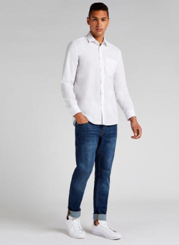 KK142 Poplin Shirt Long-Sleeved (Tailored Fit)