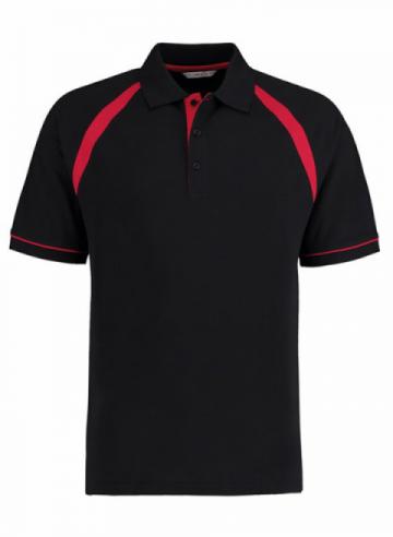KK615 Oak Hill Polo (Classic Fit) - Black / Bright Red KK615 Oak Hill Polo (Classic Fit) - Black / Bright Red