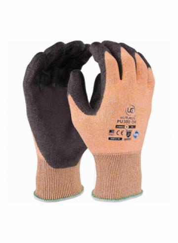 Kutlass® PU300-OR - Orange Premium Cut 3/ISO B PU Palm Gloves