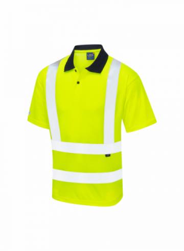 Leo Croyde Comfort EcoViz®PB Polo Shirt - Yellow Leo Croyde Comfort EcoViz®PB Polo Shirt - Yellow