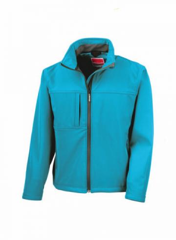 Result Classic Softshell Jacket - Azure Result Classic Softshell Jacket - Azure