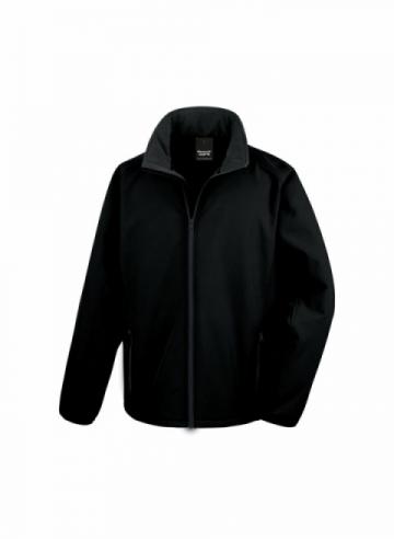 Result Core Printable Softshell Jacket - Black Result Core Printable Softshell Jacket - Black