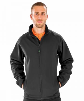 Result Mens Recycled 2-Layer Printable Softshell Jacket