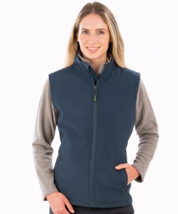 Result Womens Recycled 2-Layer Printable Softshell Bodywarmer