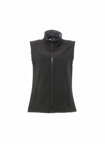 Regatta Womens Flux Softshell Bodywarmer - Black Regatta Womens Flux Softshell Bodywarmer - Black