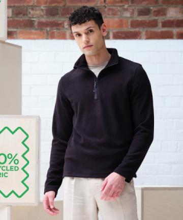 Regatta Honestly made recycled half zip fleece