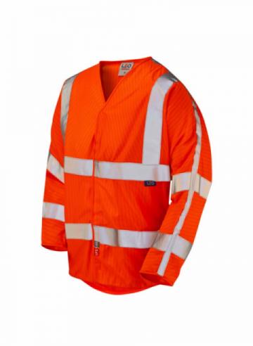 Leo Sticklepath LFS Anti-Static 3/4 Sleeve Waistcoat - Orange Leo Sticklepath LFS Anti-Static 3/4 Sleeve Waistcoat - Orange