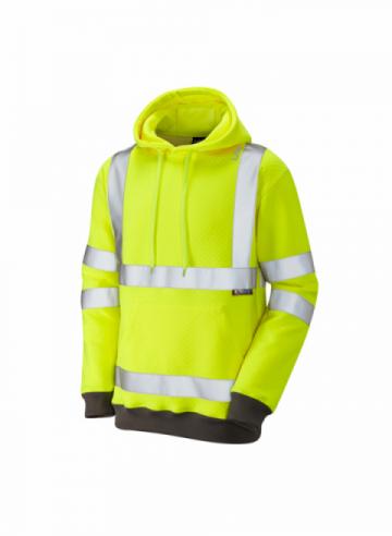 Leo Goodleigh EcoViz Hooded Sweatshirt - Yellow Leo Goodleigh EcoViz Hooded Sweatshirt - Yellow