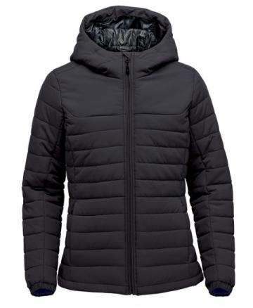 Stormtech Women’s Nautilus Quilted Hooded Jacket - Black Stormtech Women’s Nautilus Quilted Hooded Jacket - Black