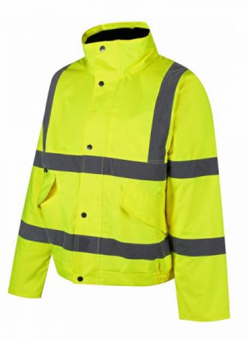 Traega Hi-Vis Bomber Jacket - Yellow Traega Hi-Vis Bomber Jacket - Yellow