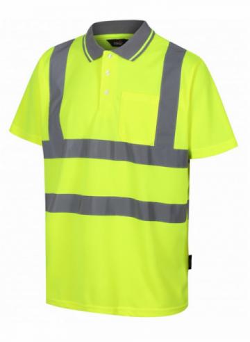 Traega Hi-Vis Polo Shirt - Yellow Traega Hi-Vis Polo Shirt - Yellow