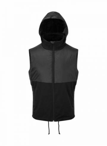 TriDri Men's insulated hybrid gilet - Black TriDri Men's insulated hybrid gilet - Black