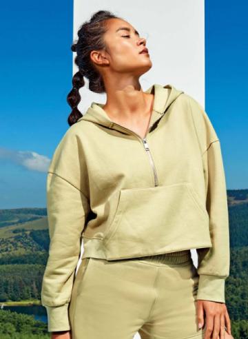 TR077 Women's TriDri® 1/2 zip hoodie