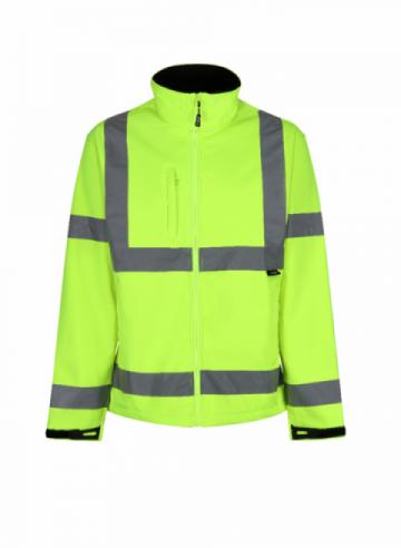 Traega Hi-Vis Softshell Jacket - Yellow Traega Hi-Vis Softshell Jacket - Yellow