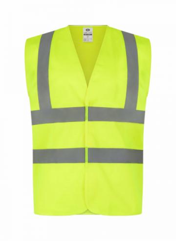 Traega Hi-Vis Two Band & Brace Waistcoat - Yellow Traega Hi-Vis Two Band & Brace Waistcoat - Yellow