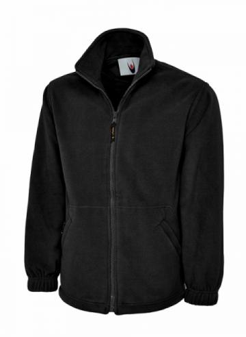 Uneek Classic Full Zip Micro Fleece Jacket - Black Uneek Classic Full Zip Micro Fleece Jacket - Black