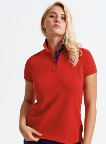 Asquith & Fox AQ022 Womens Contrast Polo Shirt Asquith & Fox AQ022 Womens Contrast Polo Shirt