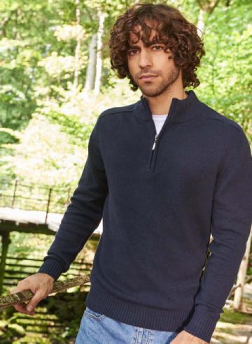 Wakhan ¼ regen zip knit sweater Wakhan ¼ regen zip knit sweater