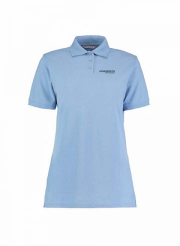 Monkseaton Girls Sky Blue Polo Shirt c/w logo Monkseaton Girls Sky Blue Polo Shirt c/w logo