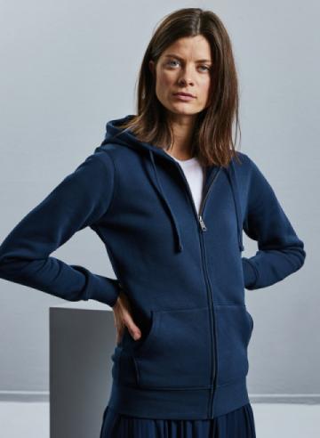 Russell Womens Authentic Zipped Hooded Sweatshirt Russell Womens Authentic Zipped Hooded Sweatshirt