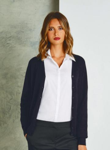 Ladies Classic Fit Arundel V-neck long Sleeve Cardigan Ladies Classic Fit Arundel V-neck long Sleeve Cardigan