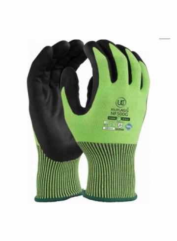 Kutlass® NF500G - ISO Cut C with NitraDry™ Palm Gloves Kutlass® NF500G - ISO Cut C with NitraDry™ Palm Gloves