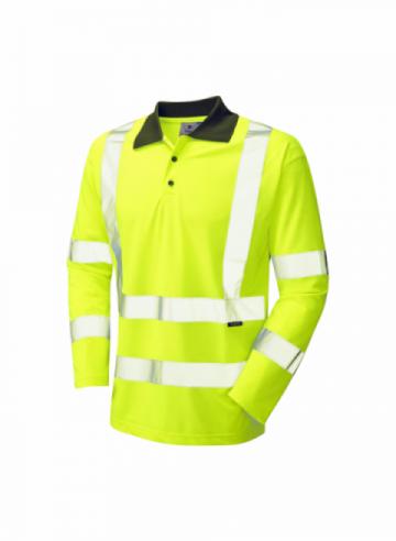 Leo Woolsery Coolviz EcoViz®RP Sleeved Polo Shirt Leo Woolsery Coolviz EcoViz®RP Sleeved Polo Shirt