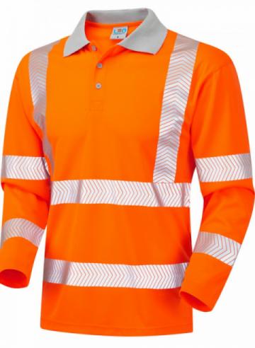 Leo Barricane Coolviz Plus Sleeved Polo Shirt Leo Barricane Coolviz Plus Sleeved Polo Shirt