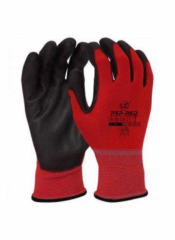 PXP RED - PU Coated Polyester (Bulk) Gloves PXP RED - PU Coated Polyester (Bulk) Gloves