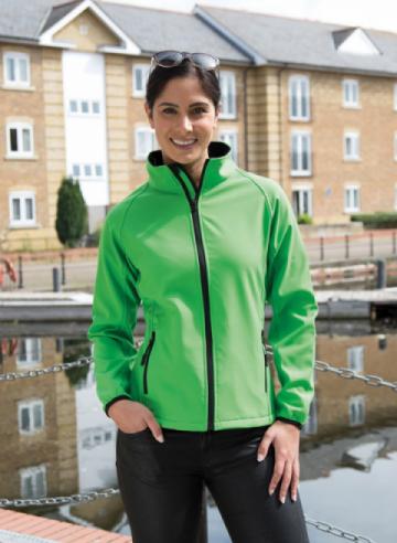 Result Womens Core Printable Softshell Jacket Result Womens Core Printable Softshell Jacket