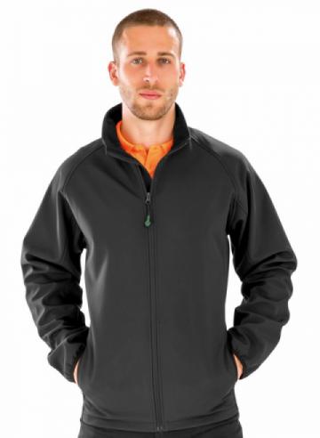 Result Mens Recycled 2-Layer Printable Softshell Jacket Result Mens Recycled 2-Layer Printable Softshell Jacket