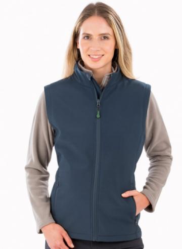 Result Womens Recycled 2-Layer Printable Softshell Bodywarmer Result Womens Recycled 2-Layer Printable Softshell Bodywarmer