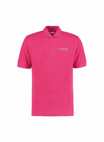 Monkseaton Unisex Raspberry Polo c/w logo Monkseaton Unisex Raspberry Polo c/w logo