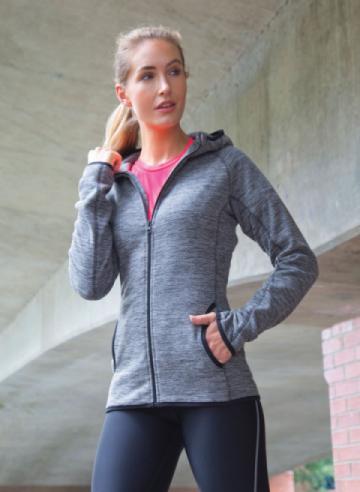 Spiro Womens Microfleece Hoodie Spiro Womens Microfleece Hoodie