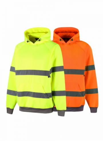 Traega Hi-Vis Hooded Sweatshirt Traega Hi-Vis Hooded Sweatshirt