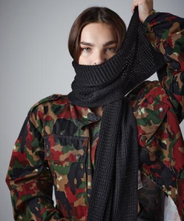 BC424 Classic waffle knit scarf BC424 Classic waffle knit scarf