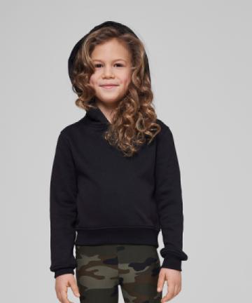 Girls cropped sweat hoodie (BY113) Girls cropped sweat hoodie (BY113)