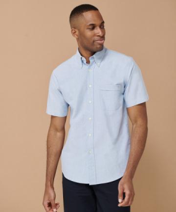 HB515 Henbury Short Sleeve Classic Oxford Shirt HB515 Henbury Short Sleeve Classic Oxford Shirt