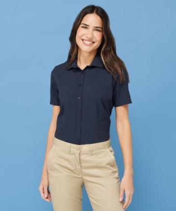 HB596 Henbury Womens Wicking Antibacterial Short Sleeve Shirt HB596 Henbury Womens Wicking Antibacterial Short Sleeve Shirt